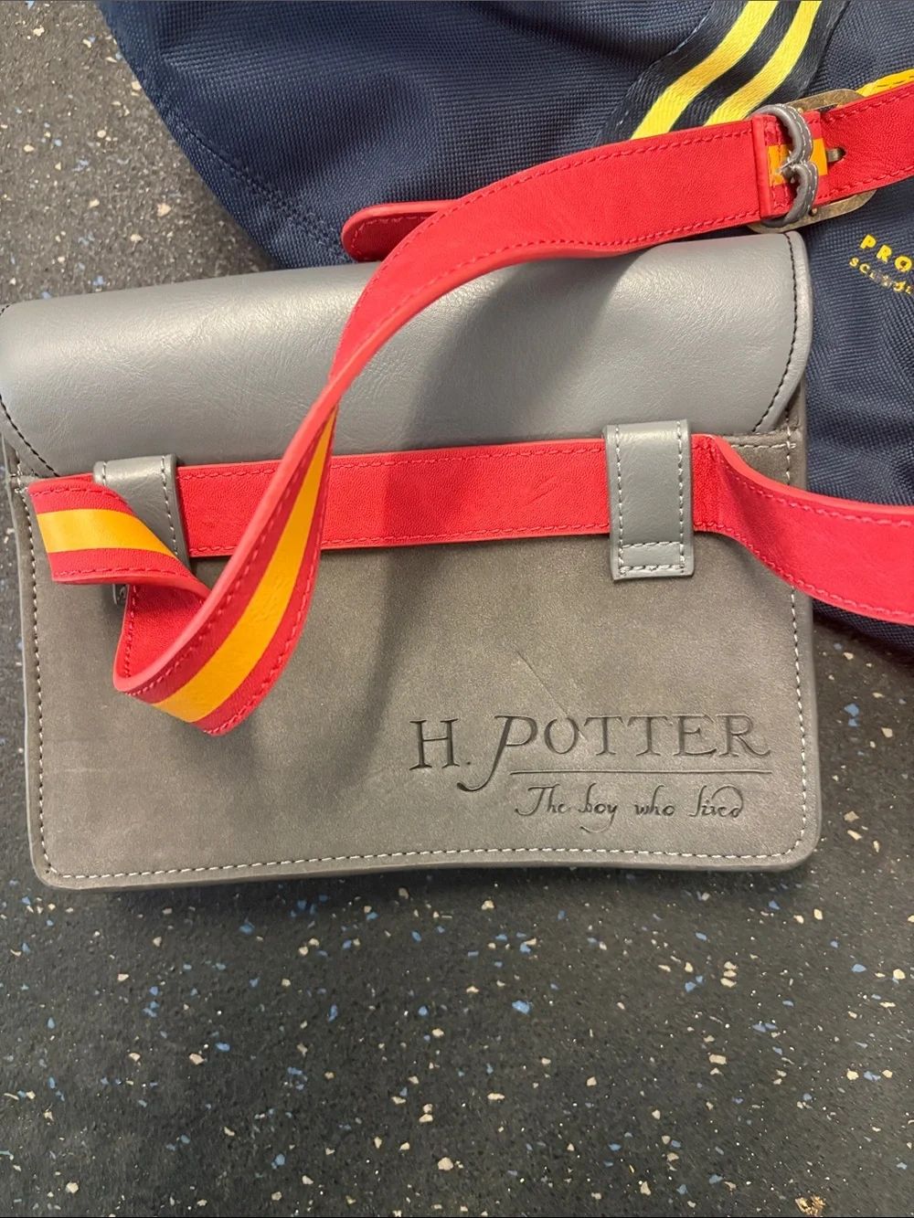 Loungefly Harry Potter Ravenclaw Navy & Yellow Travel Duffel Bag & Fanny Pack